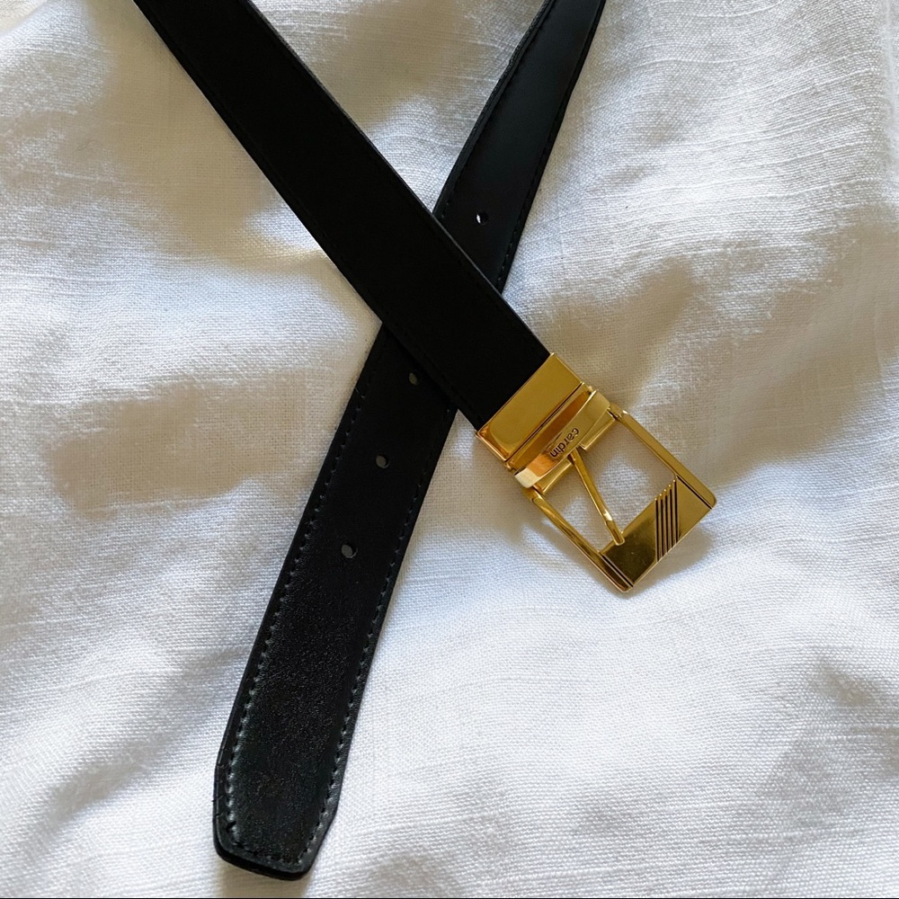 Vintage Pierre Cardin Reversible Black &Brown Belt